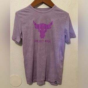 Under Armour Project Rock Tee - Purple